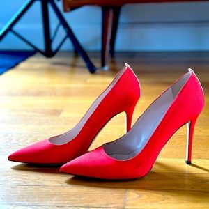 Saraw Jessica Parker RED heels 👠 Italy/size 40 (9 - 9.5)